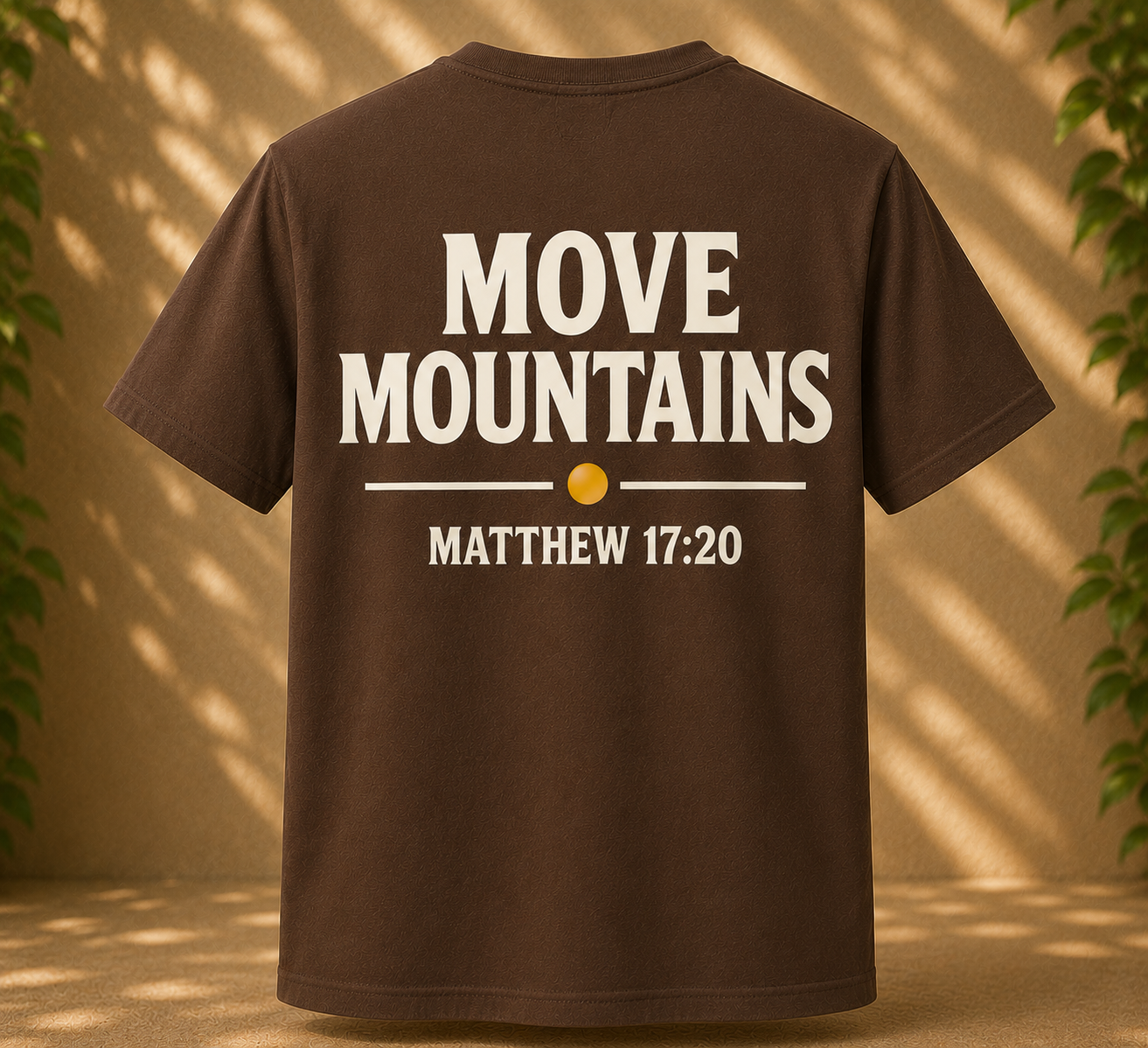 Mustard Seed Faith Co Logo Tee - Brown