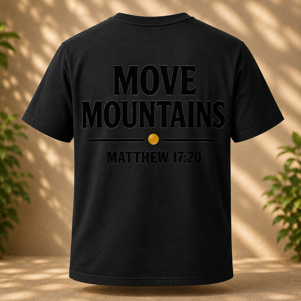 Mustard Seed Faith Co Tee - Double Black