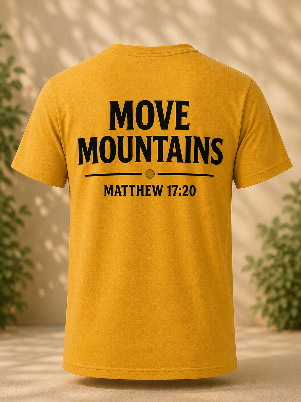 Mustard Seed Faith Co Tee - Mustard