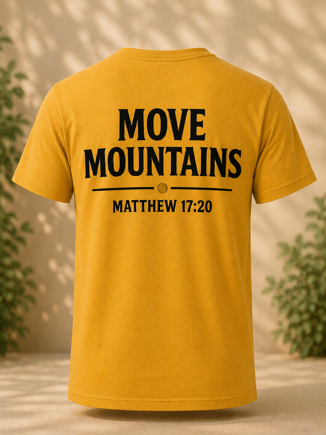 Mustard Seed Faith Co Tee - Mustard