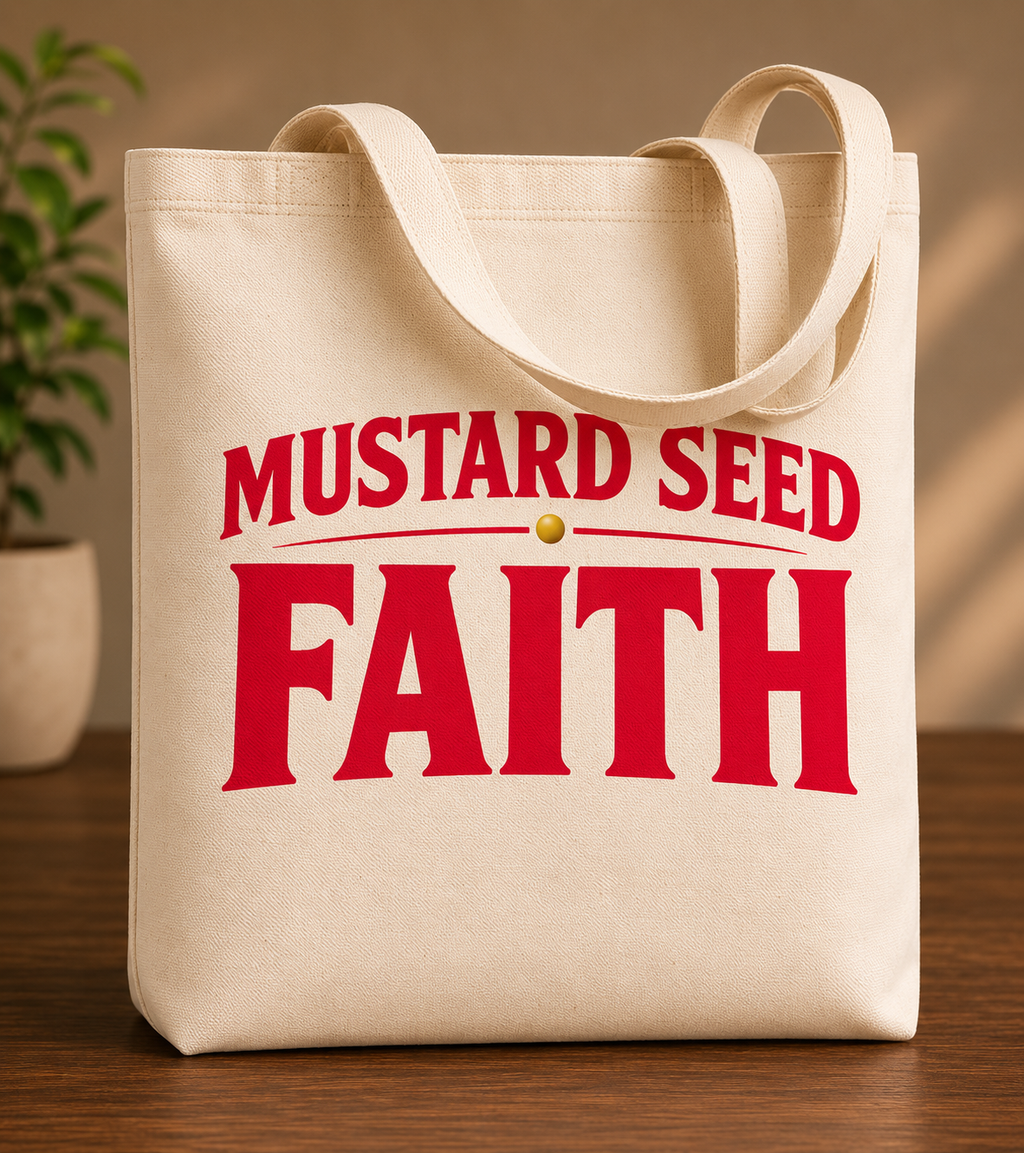 Mustard Seed Faith Co. Tote - Pink