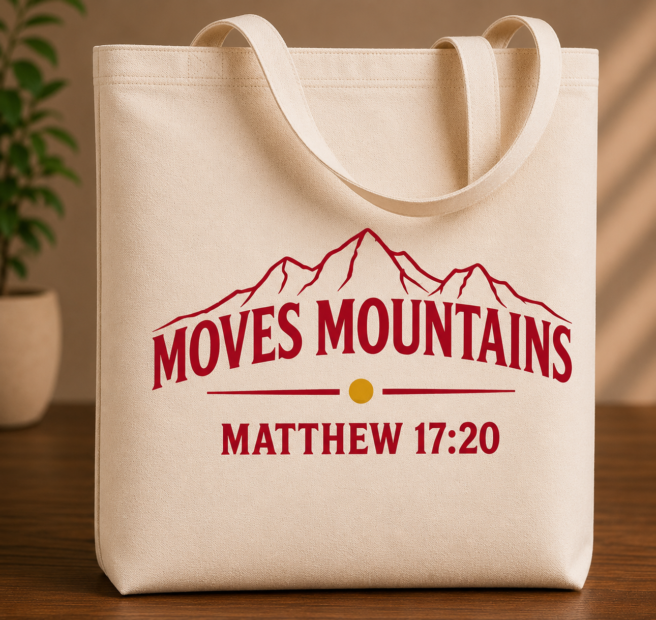 Mustard Seed Faith Tote - Pink
