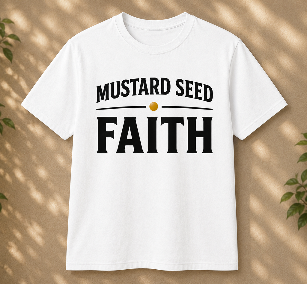 Mustard Seed Faith Co Tee - White
